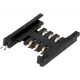 Conectores SIM de memorias 115J 6 pin