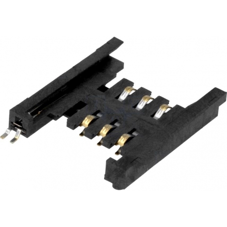 Conectores SIM de memorias 115J 6 pin