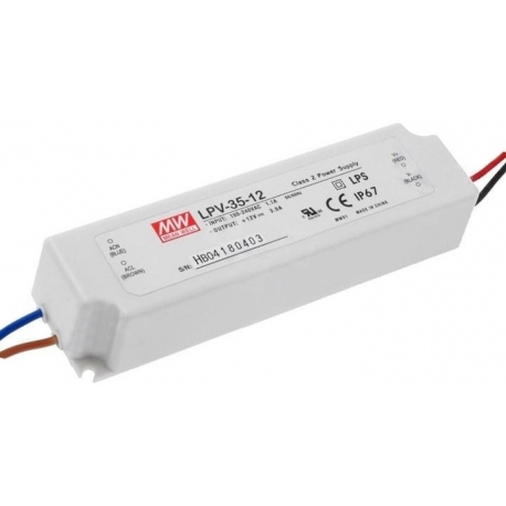 Fuentes Mean-well estancas Led LPV35