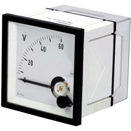 Medidor de panel de voltaje 60v