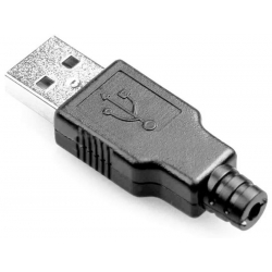 Conector USB Macho Aereo para cable 4 pin