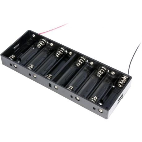 Portapilas baterías 10 x AA, LR06, 14500