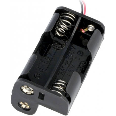 Portapilas 3xAA, R6 14500, tipo 2x1