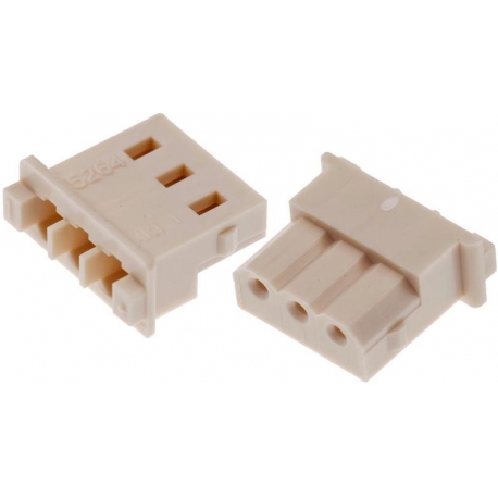 Conectores Molex 5264 Hembra paso 2.50mm 3pin