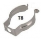 Clip de anclajes para Tubos T8 8-01