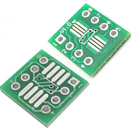 Pcb adaptador SOP8 SO8 SOIC8 SMD a DIP8