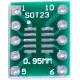 Pcb adaptador SMD So10-SoP10-MSop10 a Dip10