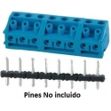Bornas 5mm enchufables TB de PCB