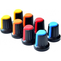 Botones de Potenciómetros 15x17mm 2 Colores