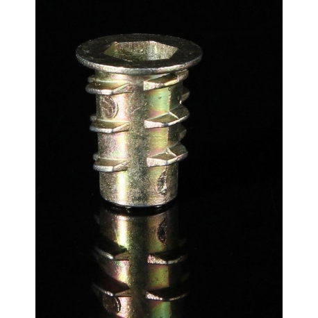 Insertos cabeza hexagonal para plástico y madera