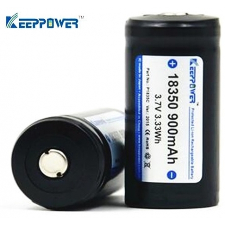 Baterias Litio KeepPower ICR 18350 3.7v 900mA