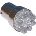Bombillas G18 9 Led 12v 1157 BAY15D 2 contactos
