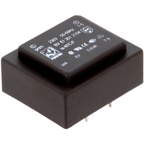 Transformadores encapsulados de 0.6VA
