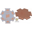 Pcb de Cobre para Led cree xhp-50-20mm
