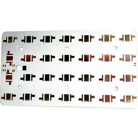 Circuito Impreso (Alu-Pcb) para 28 Led CREE, Lumiled 130x73mm