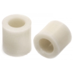 Separadores 11-6.2mm Tubulares de Nylon Blancos