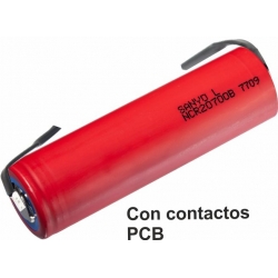 Baterías de Litio Sanyo-Panasonic NCR 20700B 4.250mAh