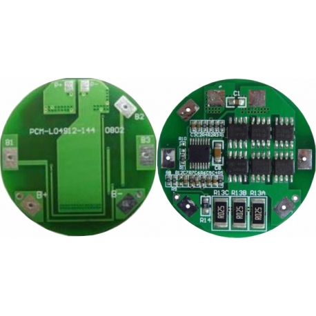 PCM para Baterías Li-Po 14.8v-PCM-L04S12-144