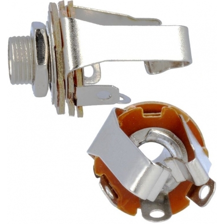 Conectores Jack 6.35mm Hembra Chasis