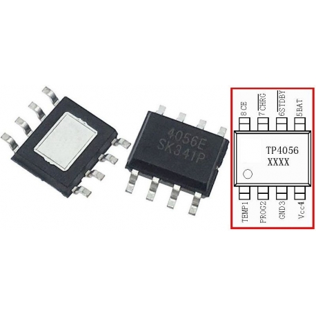 TP4056E Gestor de carga de baterías de Litio