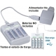 Multi-Cargador Eneloop Panasonic de Baterias AA/AAA Ni-Cd-NiMh