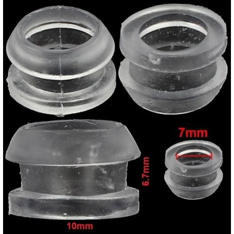 Pasacables Arpon transparentes-7mm