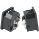 Base enchufe IEC-C14 macho con porta fusible 2200