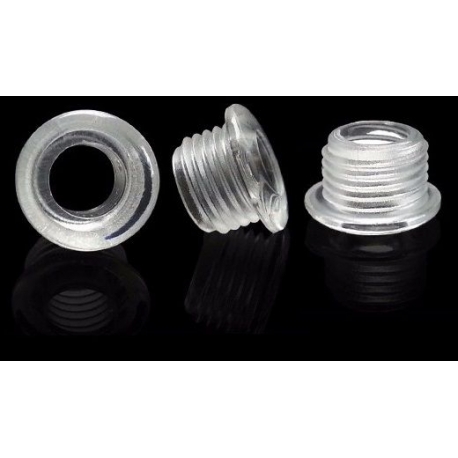 Pasacables Roscados de PVC transparentes