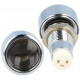 Mirilla de metal para Led 5mm con lente