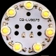 Pcb redondo 49mm para 7 Led Lumiled 9079