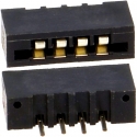 Conector FFC-FPC No ZIF Recto﻿ 2.54mm THT