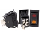 Conmutador basculante 220 (Rocker) 3 posiciones con Led 12v.