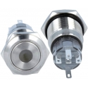 Pulsador de Panel Antivandalo con Led punto 19mm 1C