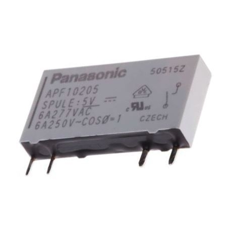 Rele APF Extra Plano Panasonic 5v 6 A.