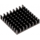 Disipador Térmico de puas Anodizado Negro 31x31mm