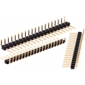 Tiras de Pin Macho Acodado Corto 2.54mm