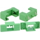 Portafusibles de circuito impreso 5x20mm Verde