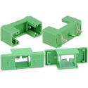 Portafusible 5x20mm con tapa Verde