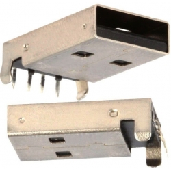 Conector USB-A Macho 4 pin para PCB