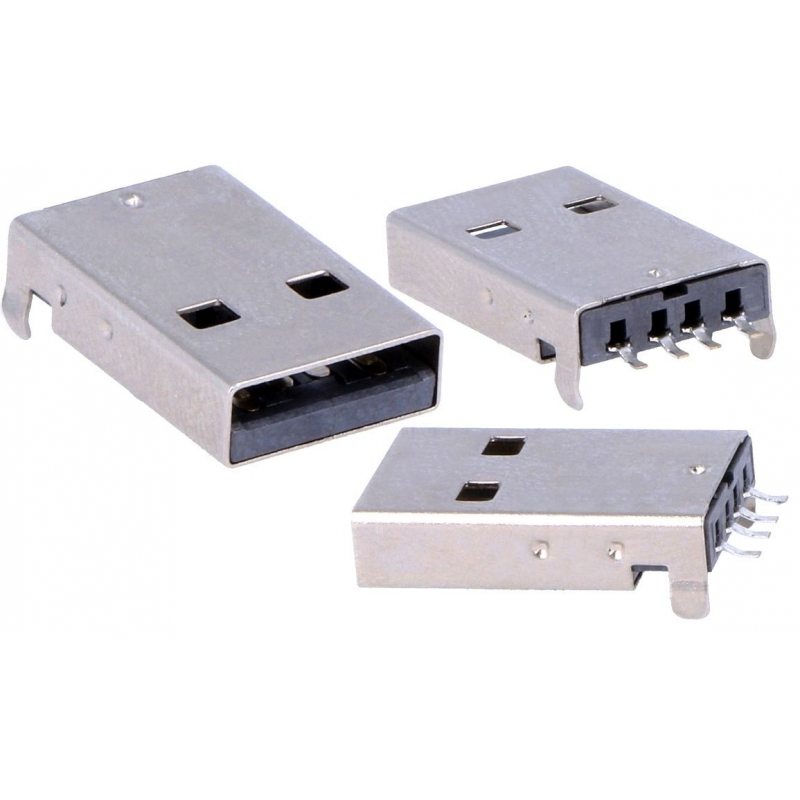 Conector USB-A SMD para
