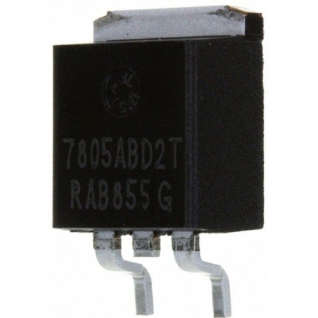 Regulador de tensión positiva L7805ACD2T D2Pack
