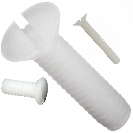 Tornillos de Nylon M5 Din963