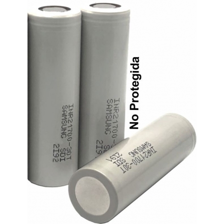 Baterías de Litio Samsung INR21700-30T 3000mAh, 35A