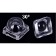 Mini Lente Cúpula de 8x8mm para Led SMD 5050 30º
