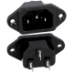 Base Enchufe de Luz IEC-C14 Macho CS