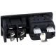 Base enchufe IEC-C14 macho con interruptor