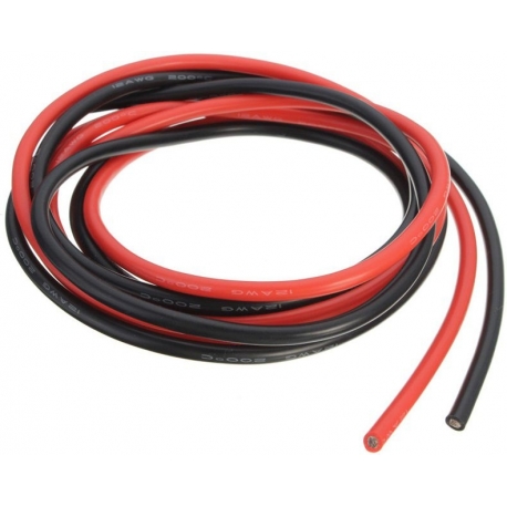 Cable Silicona Ultra Flexible Alta corriente y Temperatura