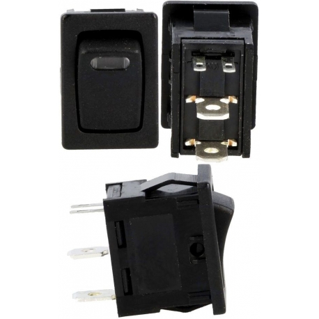 Interruptor basculante (Rocker) 1 pos.con Led