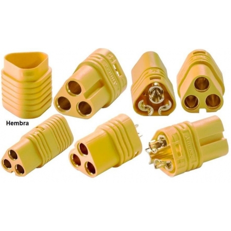 Conector MT60 de 3 pines Hembra