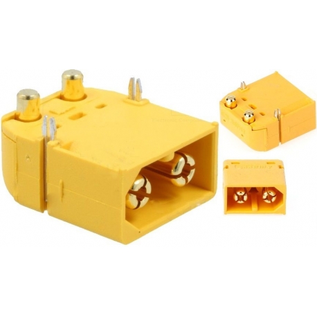 Conector XT60PW Macho para Circuito Impreso PCB